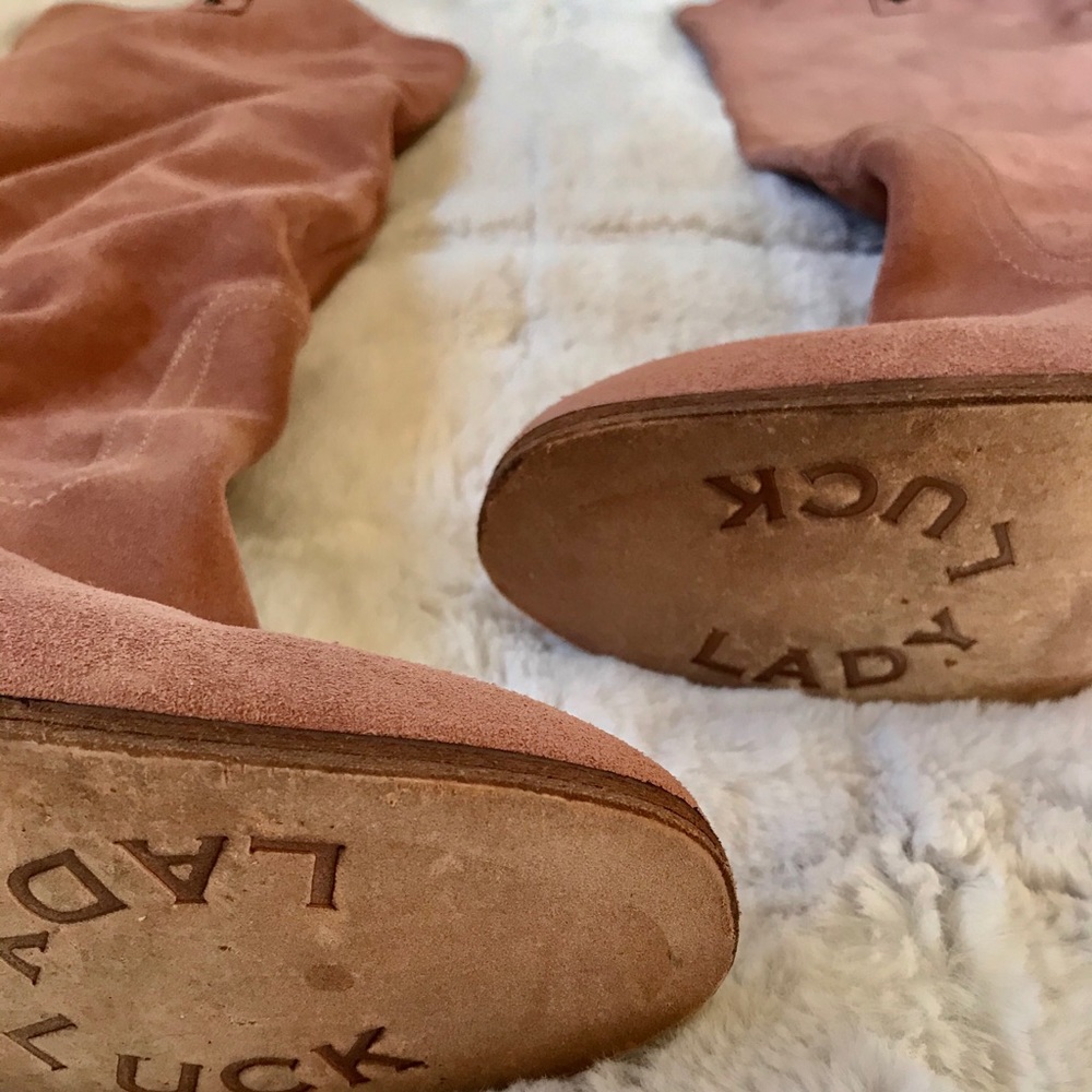 Pink Suede Boots✨ - Picture 3 of 4